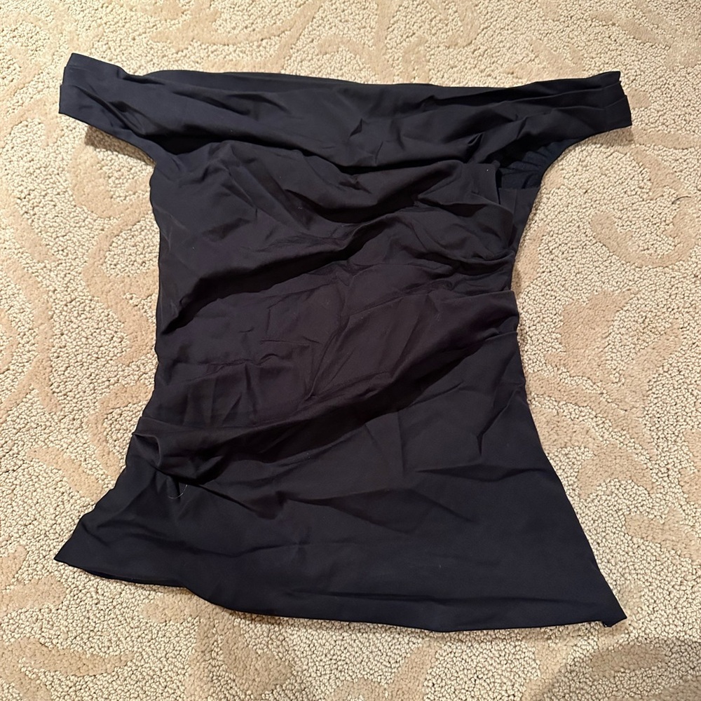 Black Zara off the shoulder top